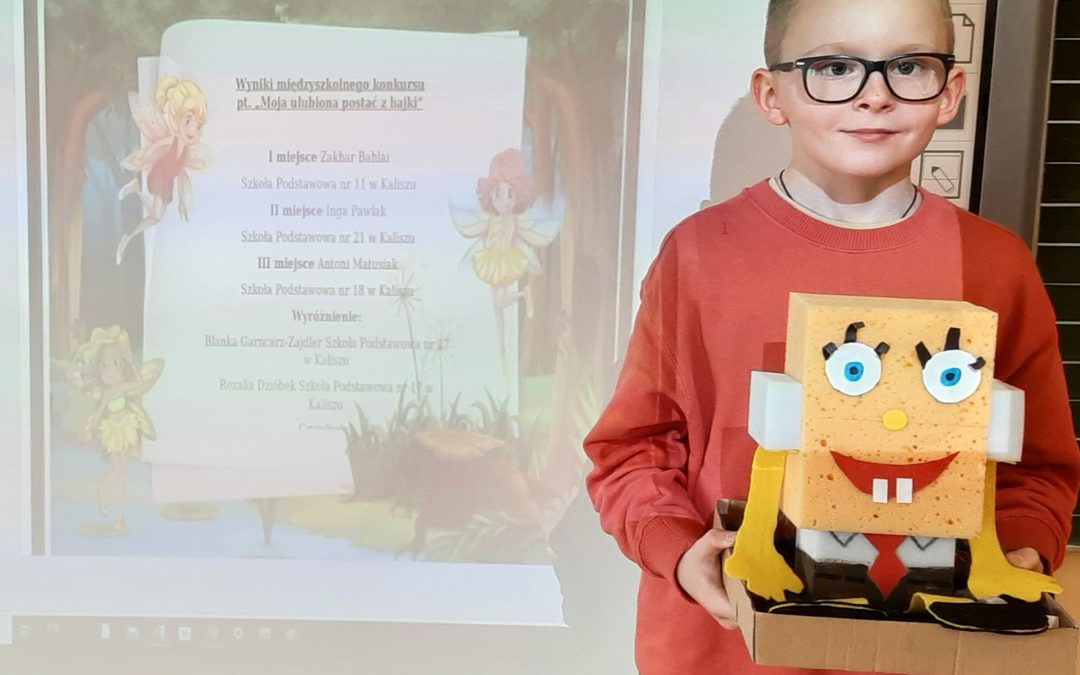 Gratulacje dla Zakhara z klasy 2a
