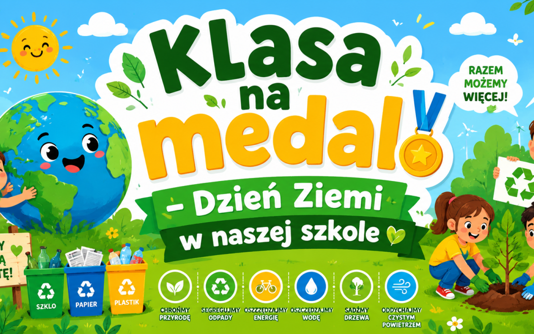 🌍♻️ Dzień Ziemi w naszej szkole – „Klasa na medal” ♻️🌍